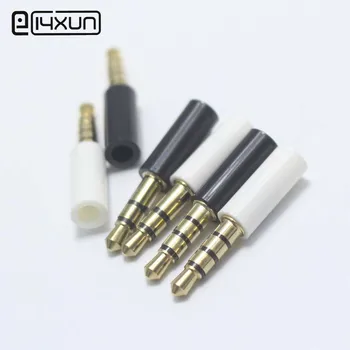 2 komada 3,5 mm 3-polni 4-polni 5-polni konektor za stereo slušalice s bijelog / crnog kućišta i slušalice za OD4mmCable