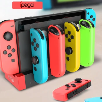 Priključna stanica za punjenje gaming kontroler 4 u 1 za igraće konzole Nintendo Switch Joy-Con
