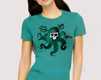 T-shirt s lubanjom hobotnice (dječji i odrasli veličine) t-Shirt хлопковая svakodnevni muška t-shirt Ženska majica majice