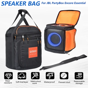 Vodootporne torbe preko ramena za zvučnike, Laptop zaštitna torbica velikog kapaciteta s podesivim remenom za JBL PartyBox Encore Essential
