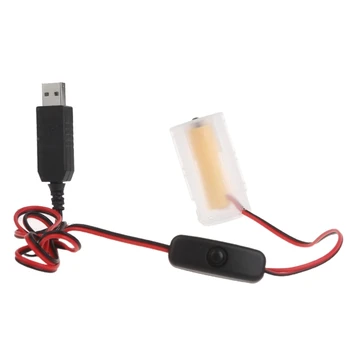 Отсоединители baterije USB LR20 D Kabel za Napajanje USB5V2A